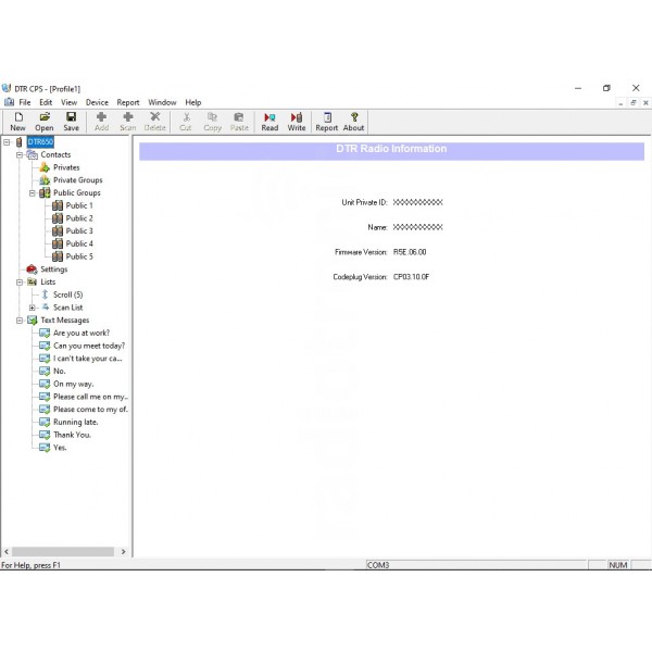 motorola dtr650 programming software